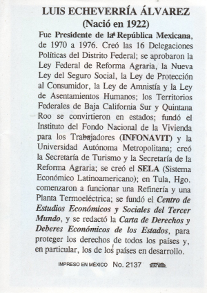 Biografia Luis Echeverria Atras